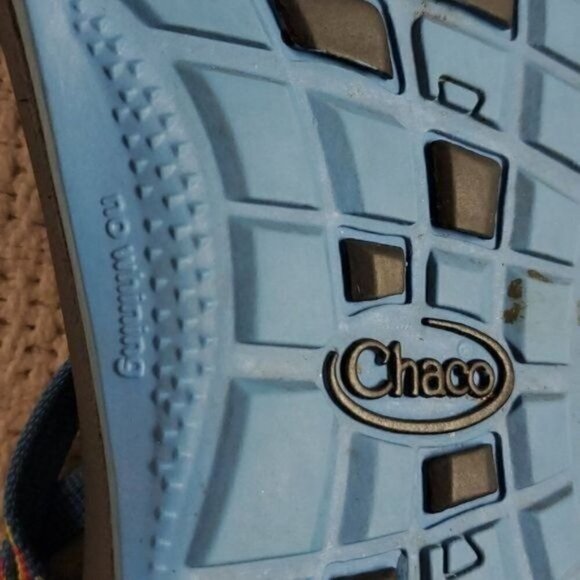 Chaco Sz. 4 Colorful Rainbow Adjustable Sandals - Picture 6 of 10